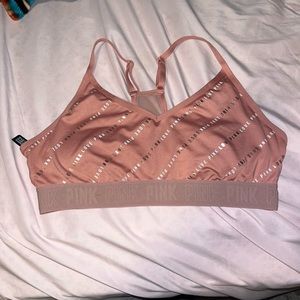 Womens Pink sports bra